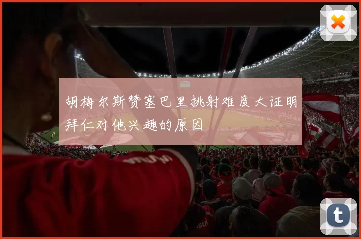 胡梅尔斯赞塞巴里挑射难度大证明拜仁对他兴趣的原因